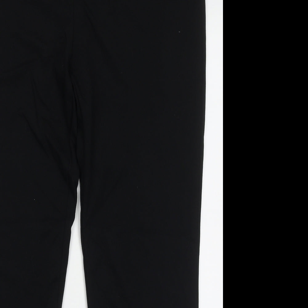 Womens UK Size 14 Marks and Spencer Regular Fit  Black Trousers