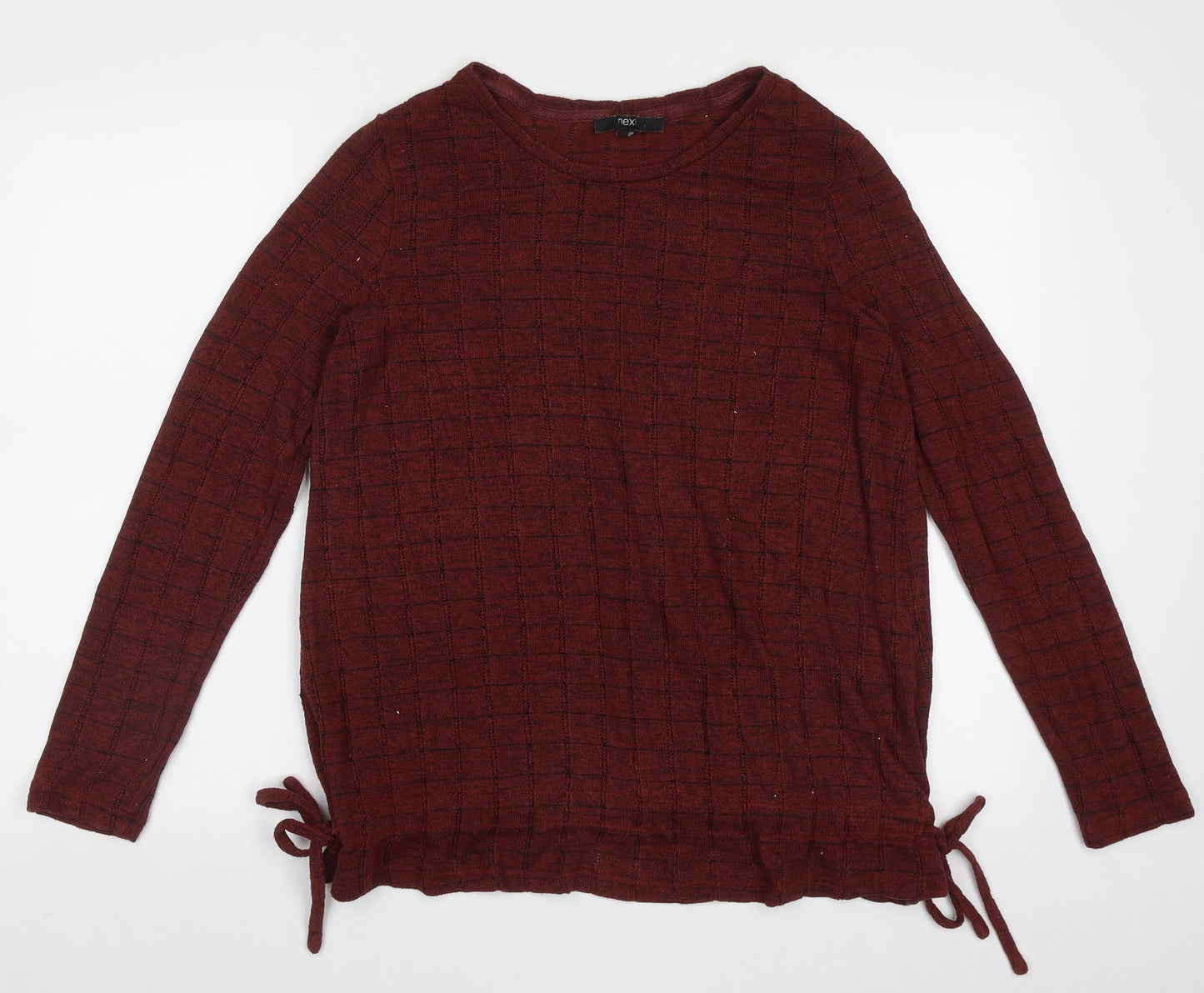 Womens UK Size 12 NEXT Red Pullover Jumper