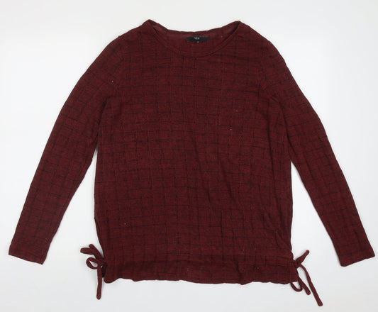 Womens UK Size 12 NEXT Red Pullover Jumper