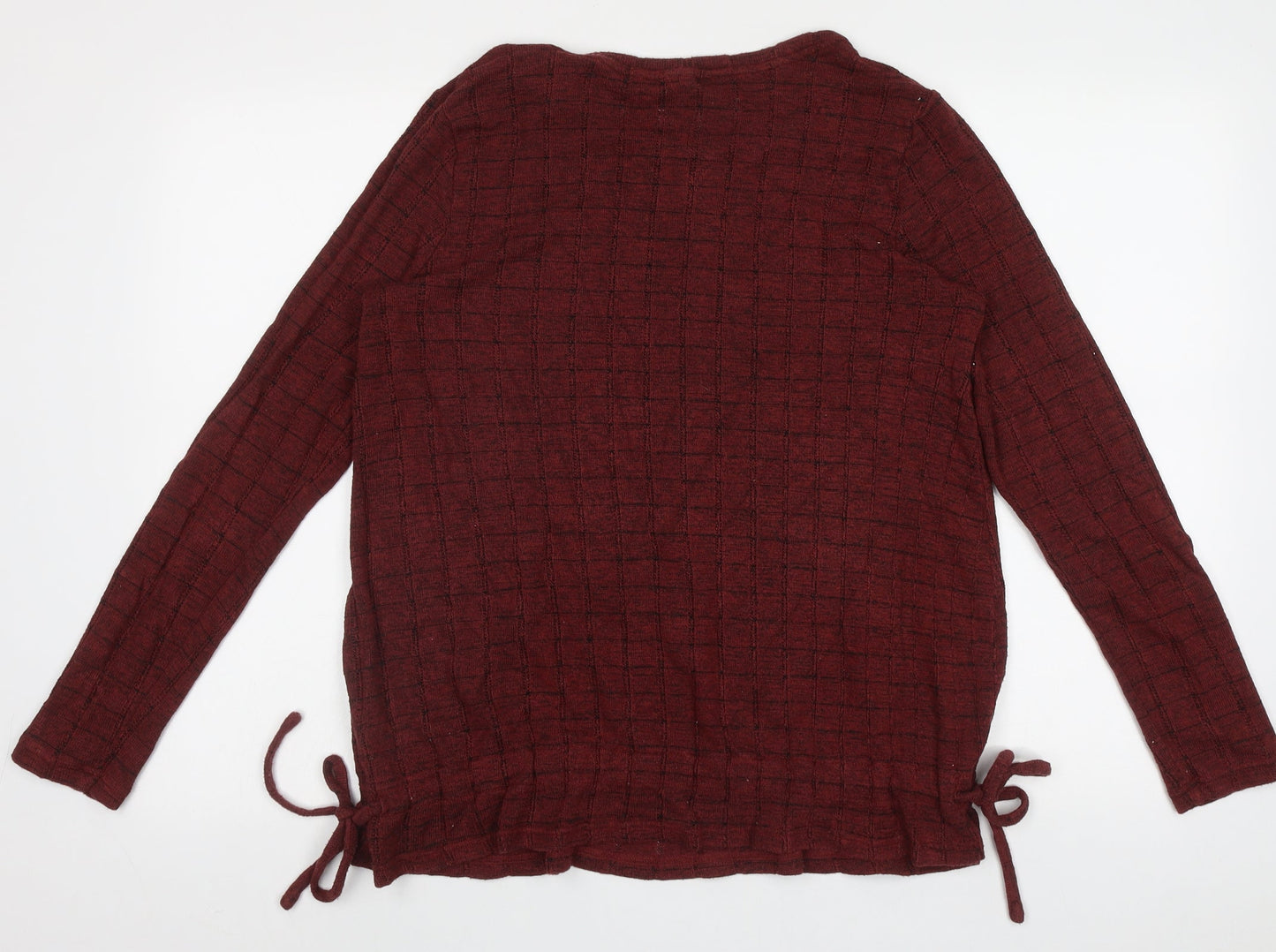 Womens UK Size 12 NEXT Red Pullover Jumper