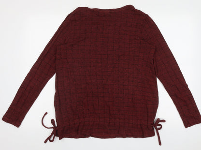 Womens UK Size 12 NEXT Red Pullover Jumper