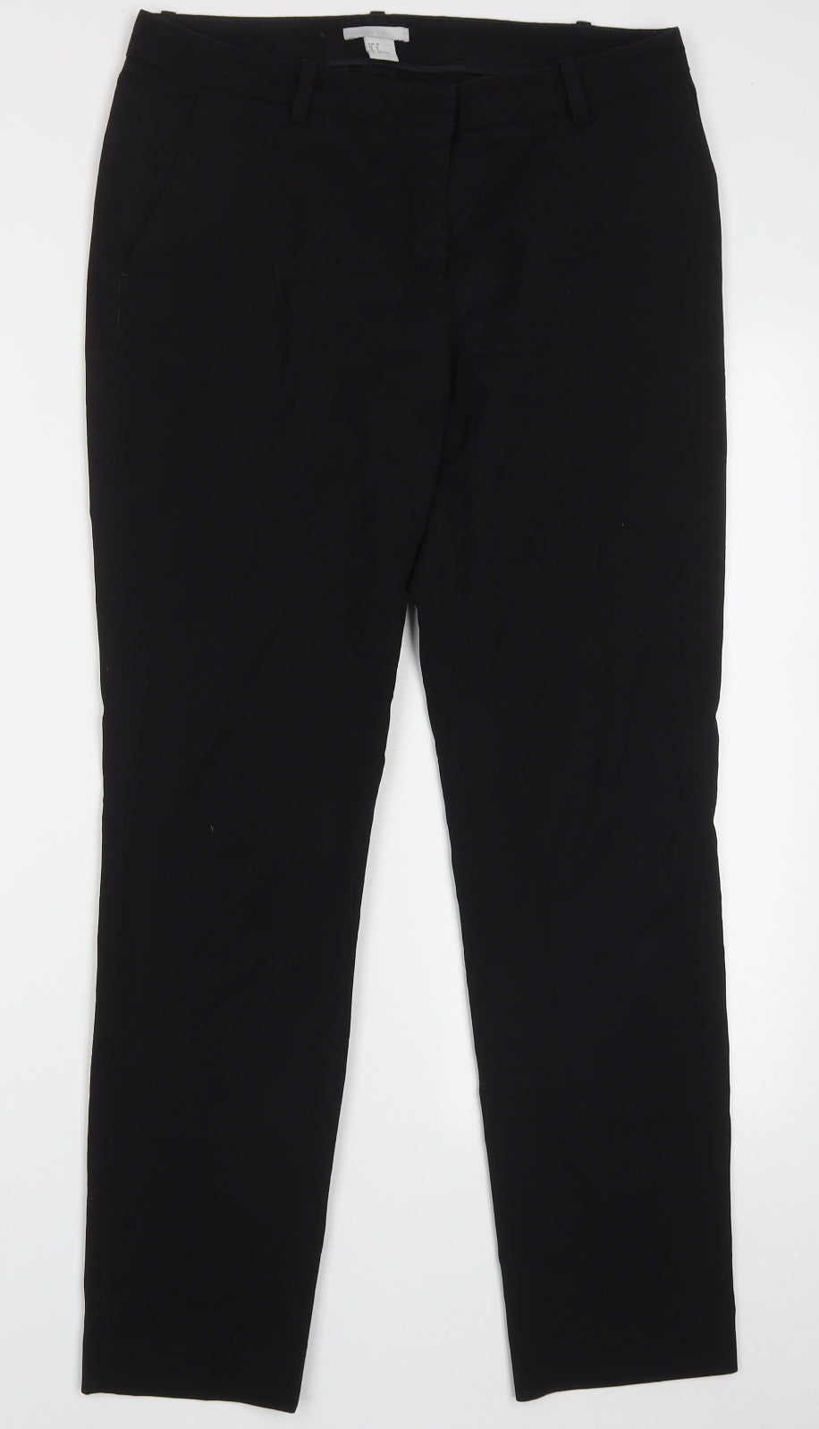 Womens UK Size 10 H&M Regular Fit  Black Trousers