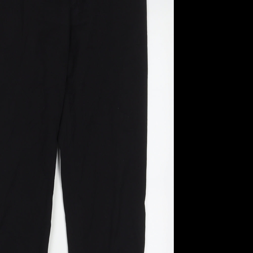 Womens UK Size 10 H&M Regular Fit  Black Trousers