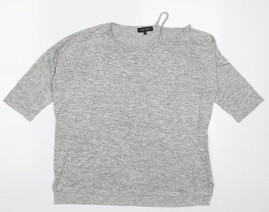 Womens UK Size S New Look Grey Pullover Jumper