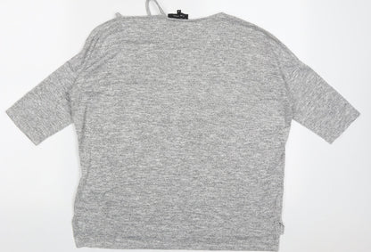 Womens UK Size S New Look Grey Pullover Jumper