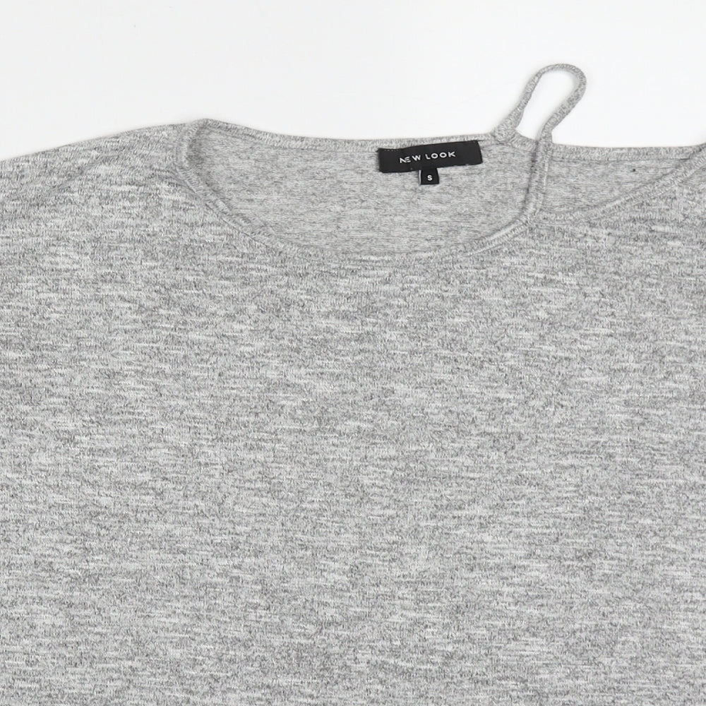 Womens UK Size S New Look Grey Pullover Jumper