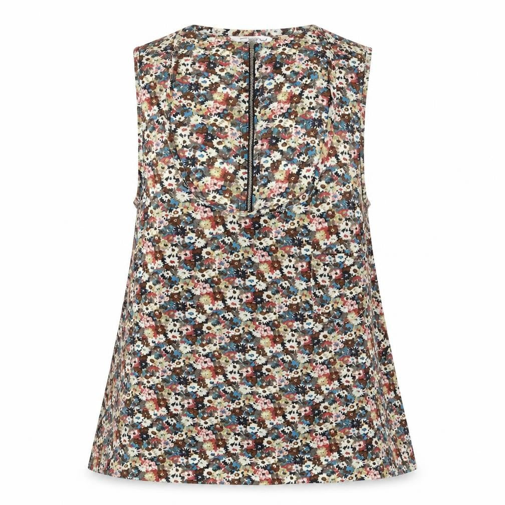 Womens UK Size M New Look Multicoloured Basic Tank