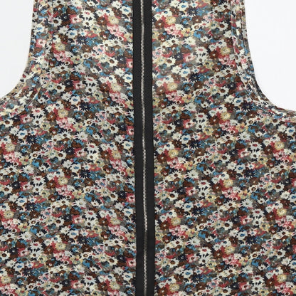 Womens UK Size M New Look Multicoloured Basic Tank