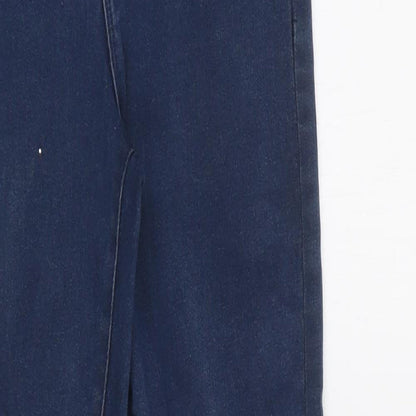 Primark Womens Blue  Cotton Jegging Jeans Size 10 L27 in Regular Button