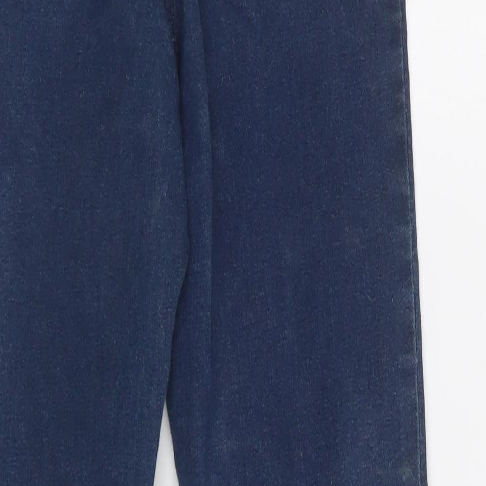 Primark Womens Blue  Cotton Jegging Jeans Size 10 L27 in Regular Button