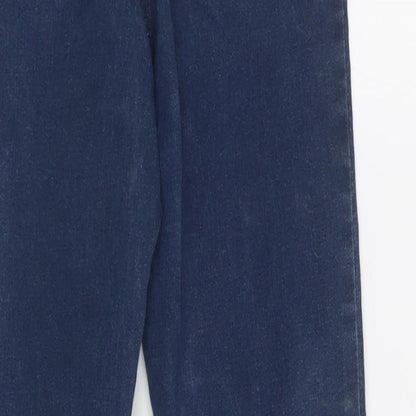 Primark Womens Blue  Cotton Jegging Jeans Size 10 L27 in Regular Button