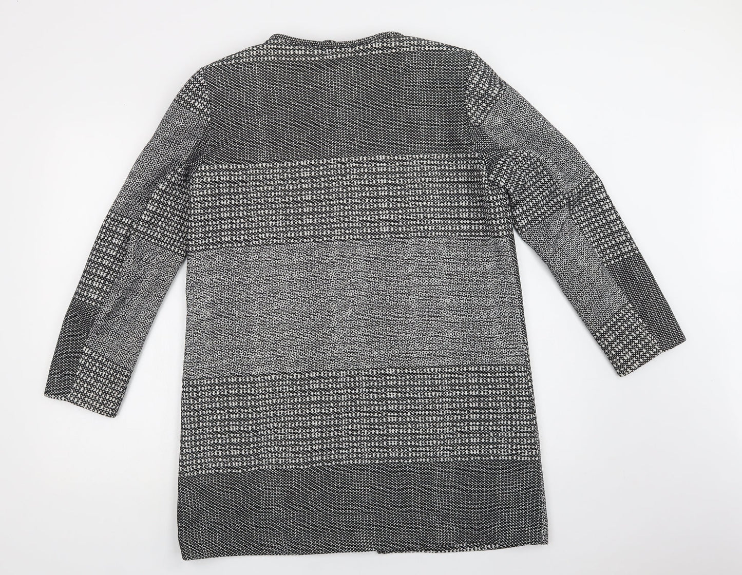 Womens UK Size 12 H&M Grey Overcoat