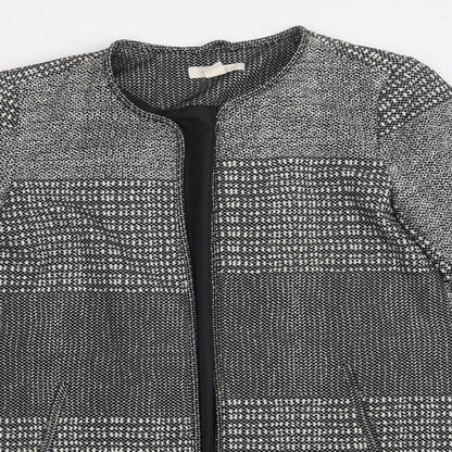 Womens UK Size 12 H&M Grey Overcoat