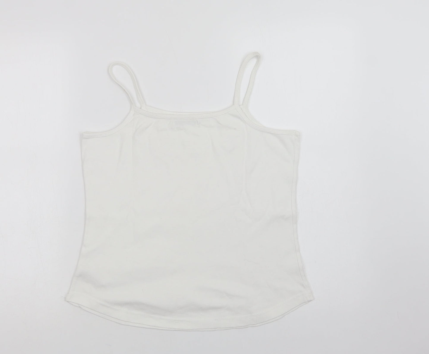Womens UK Size 18 Dunnes Stores White Basic Tank