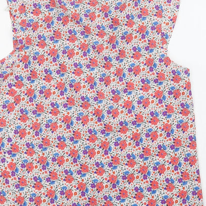 Womens UK Size 14 Peacocks Red Basic Blouse