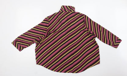 Womens UK Size S VERO MODA Purple Basic Blouse