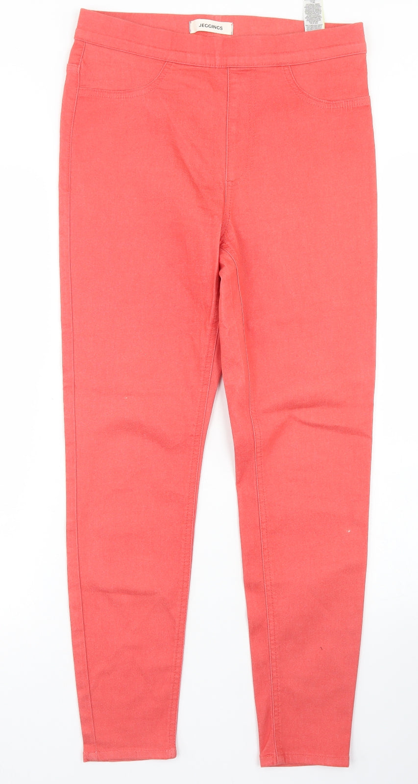 Womens UK Size 10 Marks & Spencer Regular Fit Jegging Orange Jeans