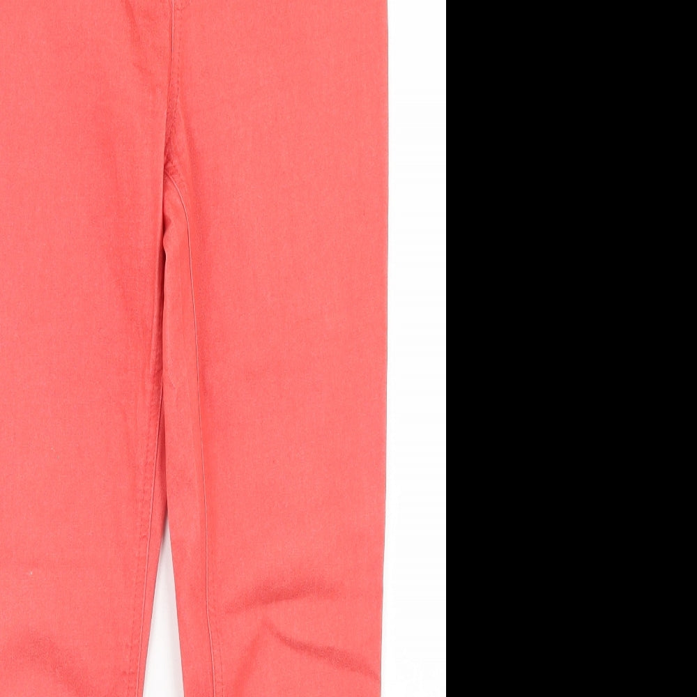 Womens UK Size 10 Marks & Spencer Regular Fit Jegging Orange Jeans