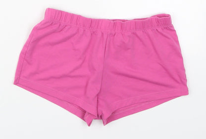 Ping Pop Girls Pink  Polyester Sweat Shorts Size 8 Years  Regular  - Sleep Shorts