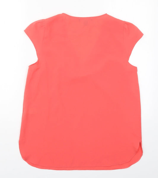 Womens UK Size 12 Atmosphere Pink Basic Blouse