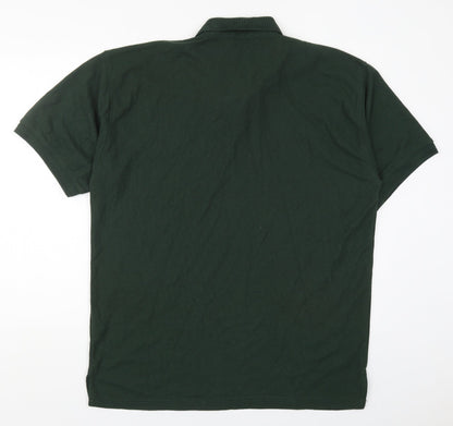 Henbury Mens Green  Polyester  Polo Size XL Collared Pullover - Clogher Valley Golf Club
