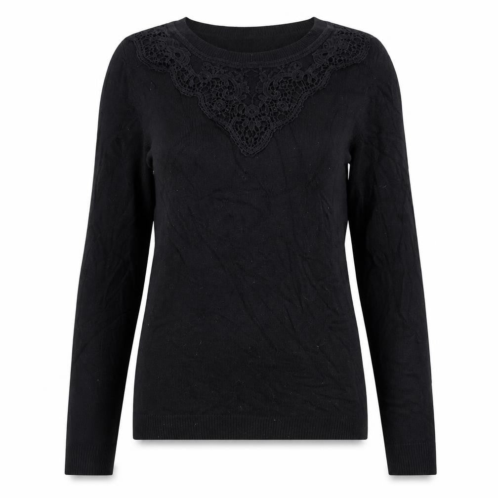 Womens UK Size XS Oasis Black Pullover Jumper