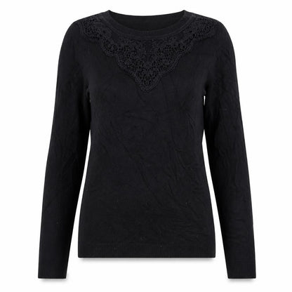 Womens UK Size XS Oasis Black Pullover Jumper