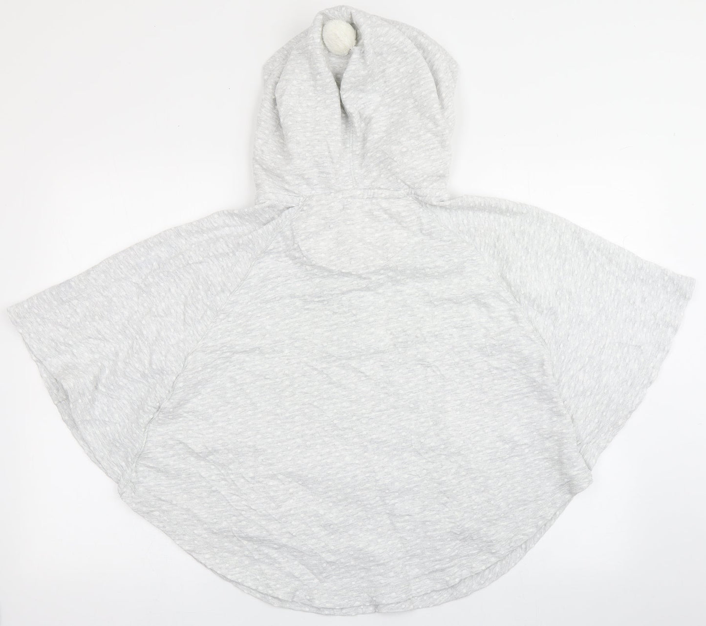 Womens UK Size S Marks and Spencer Grey Cape Hoodie