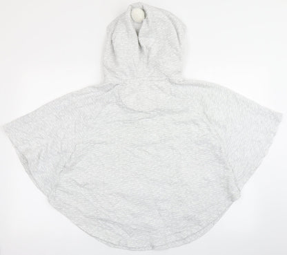 Womens UK Size S Marks and Spencer Grey Cape Hoodie