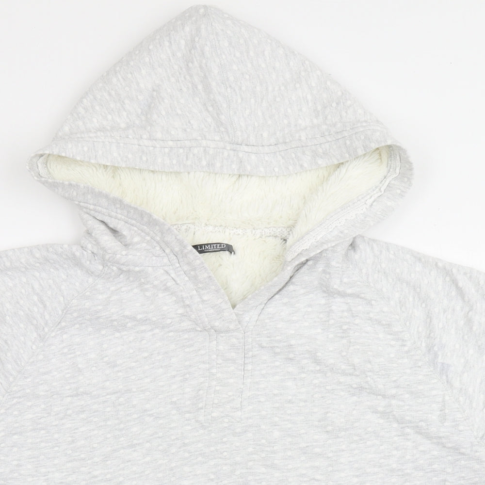 Womens UK Size S Marks and Spencer Grey Cape Hoodie