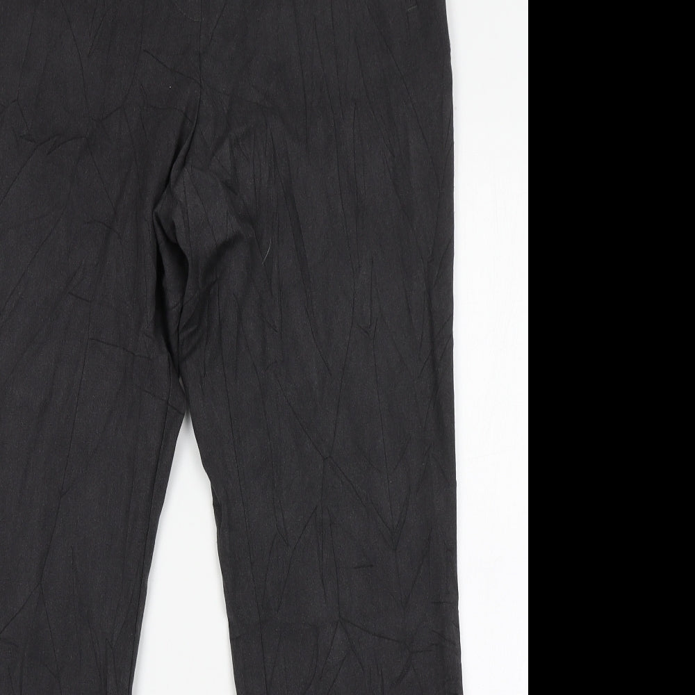 Womens UK Size 12 Marks and Spencer Regular Fit  Grey Trousers