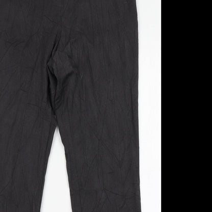 Womens UK Size 12 Marks and Spencer Regular Fit  Grey Trousers