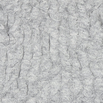 Primark Womens Grey V-Neck  Acrylic Cardigan Jumper Size XS