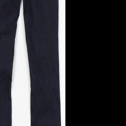 Womens UK Size 4 Divided Regular Fit  Blue Trousers