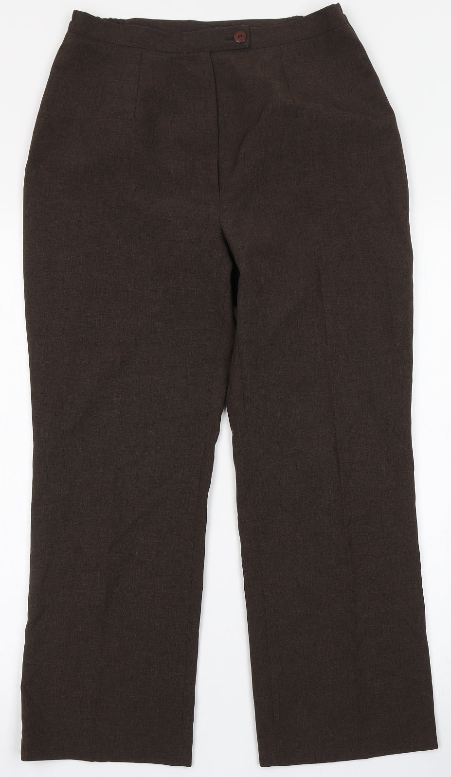 Womens UK Size 10 Berkertex Regular Fit  Brown Trousers