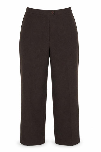Womens UK Size 10 Berkertex Regular Fit  Brown Trousers