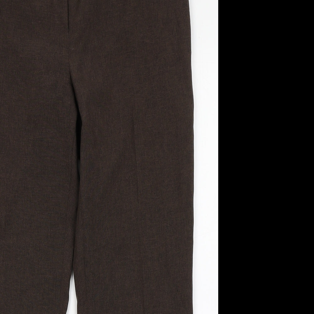 Womens UK Size 10 Berkertex Regular Fit  Brown Trousers