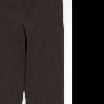 Womens UK Size 10 Berkertex Regular Fit  Brown Trousers