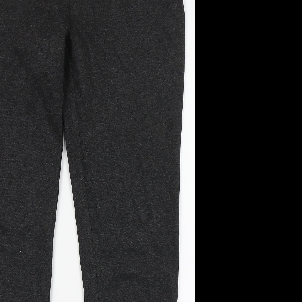 TU Womens Grey  Viscose Trousers  Size 14 L27 in Regular Button