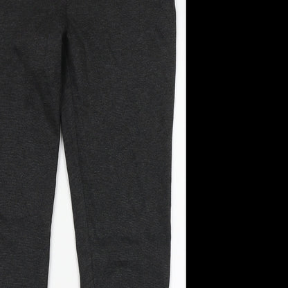 TU Womens Grey  Viscose Trousers  Size 14 L27 in Regular Button