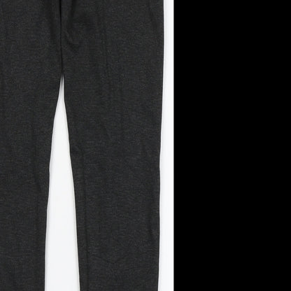 TU Womens Grey  Viscose Trousers  Size 14 L27 in Regular Button