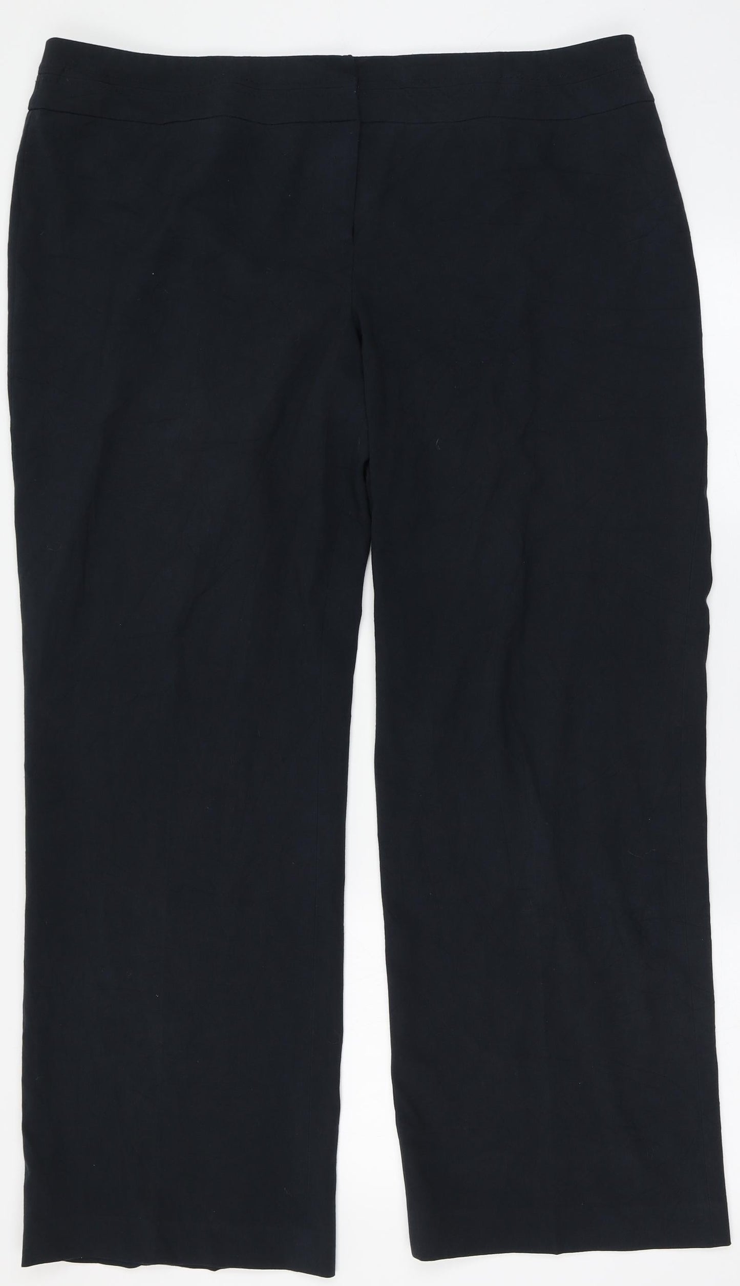 Autonomy Womens Blue  Polyester Trousers  Size 18 L31 in Regular Button