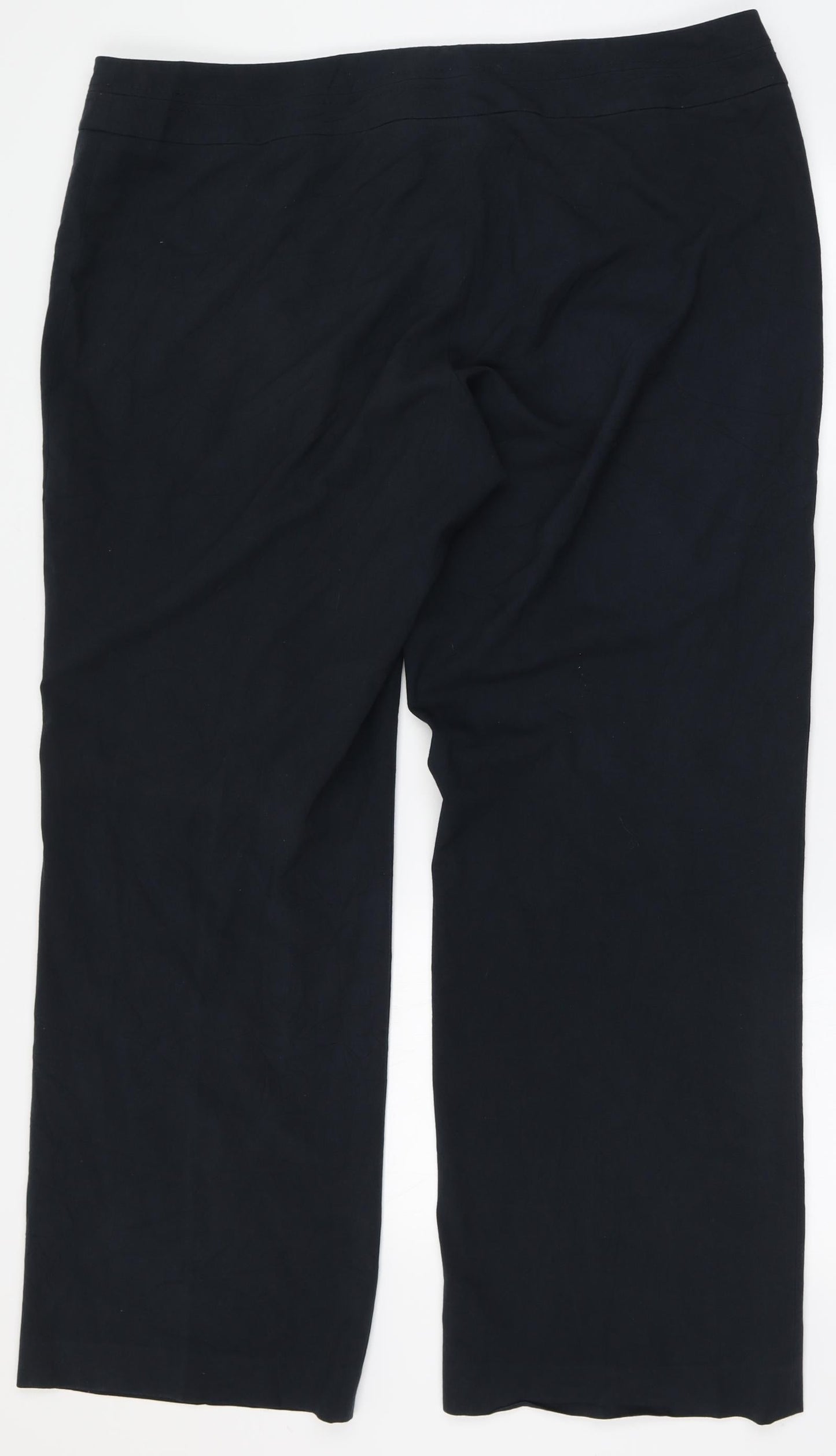 Autonomy Womens Blue  Polyester Trousers  Size 18 L31 in Regular Button