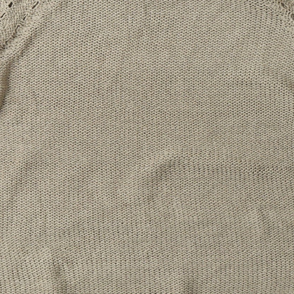 Colours of The World Womens Beige Round Neck  Polyester Pullover Jumper Size M