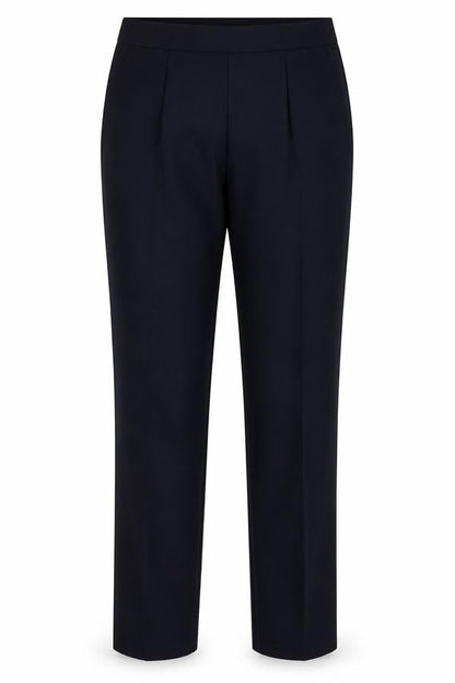 Womens UK Size 10 Preworn Regular Fit  Black Trousers