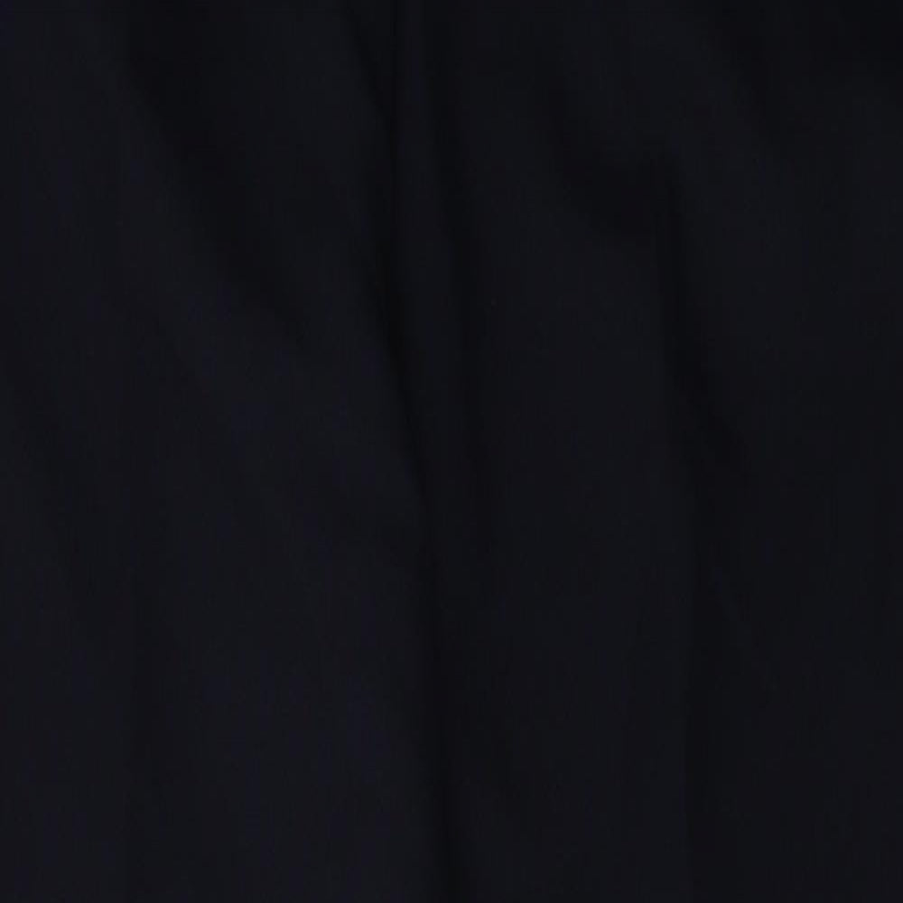 Womens UK Size 10 Preworn Regular Fit  Black Trousers