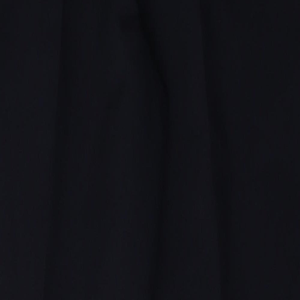Womens UK Size 10 Preworn Regular Fit  Black Trousers