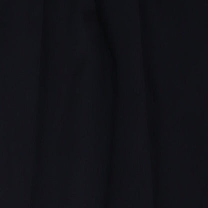 Womens UK Size 10 Preworn Regular Fit  Black Trousers
