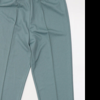 Womens UK Size 14 Damart Regular Fit  Green Trousers