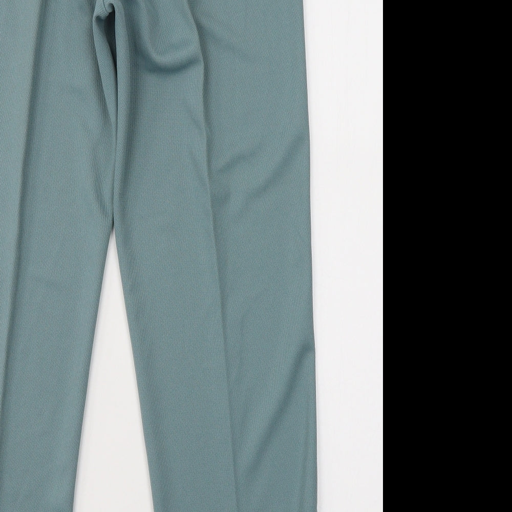 Womens UK Size 14 Damart Regular Fit  Green Trousers